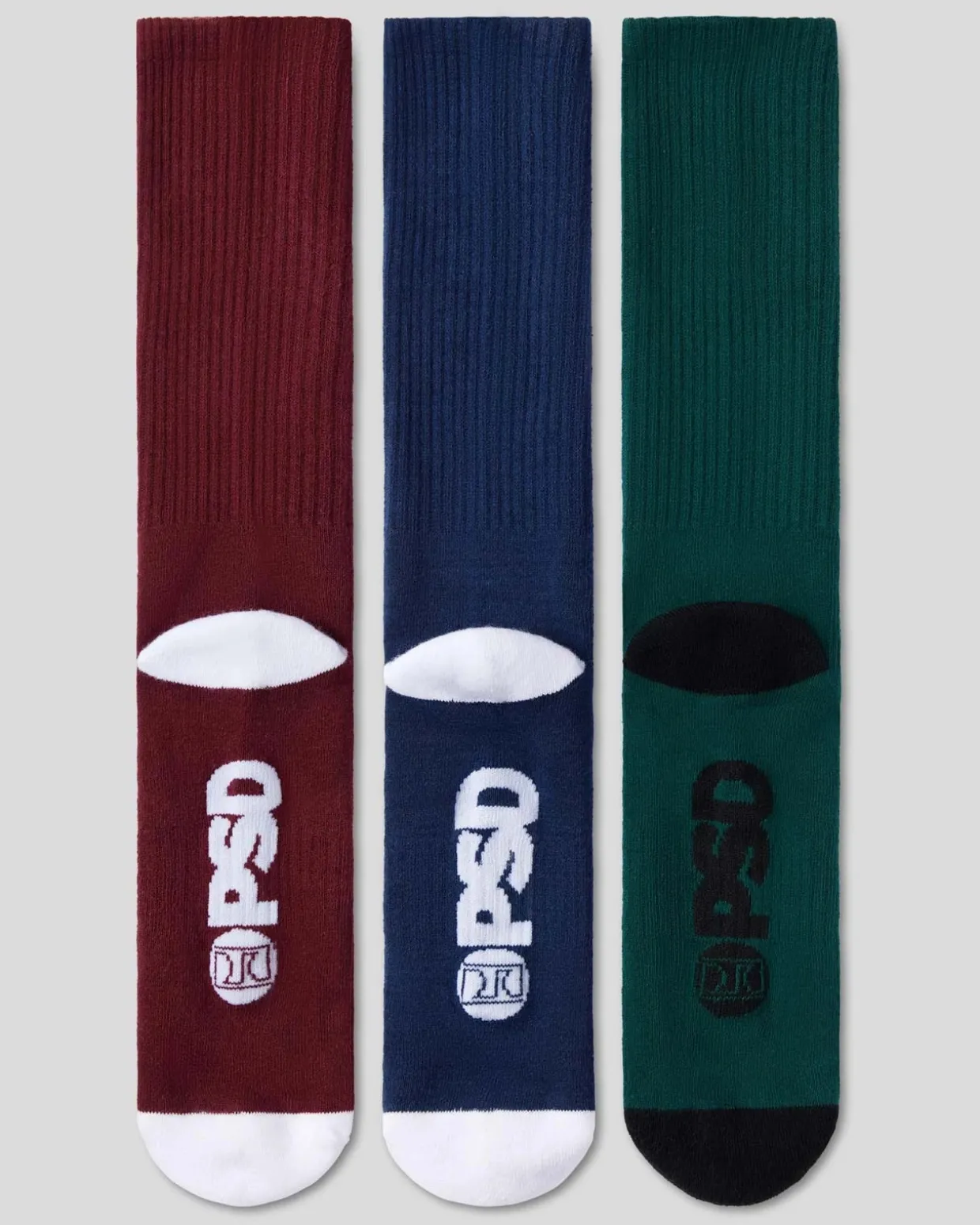 3 Pack - Logo Crew - Dark Tones