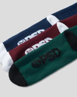 3 Pack - Logo Crew - Dark Tones