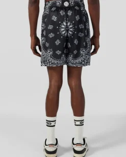Black Bandana Active Short