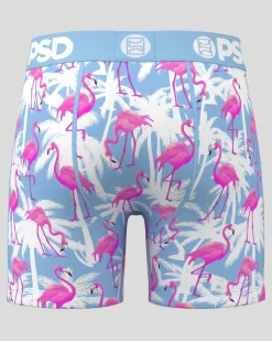 Flamingo Palm Sky