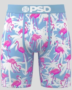 Flamingo Palm Sky