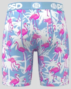 Flamingo Palm Sky
