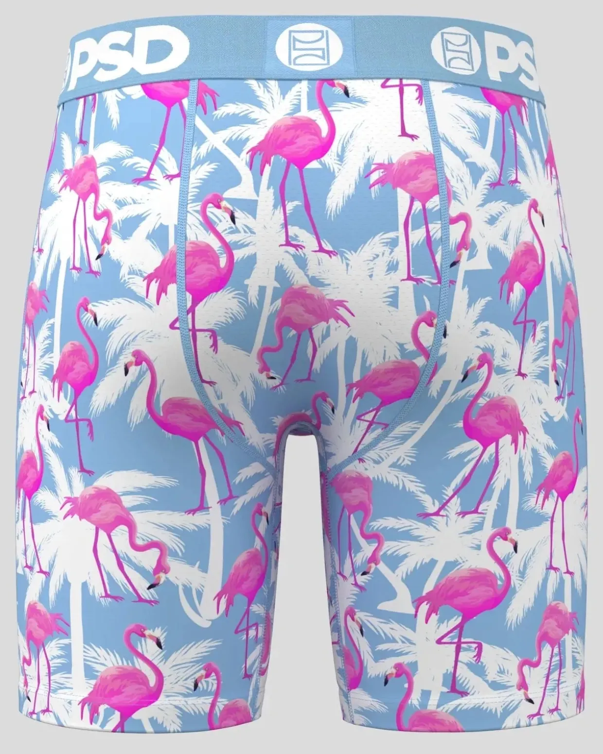 Flamingo Palm Sky