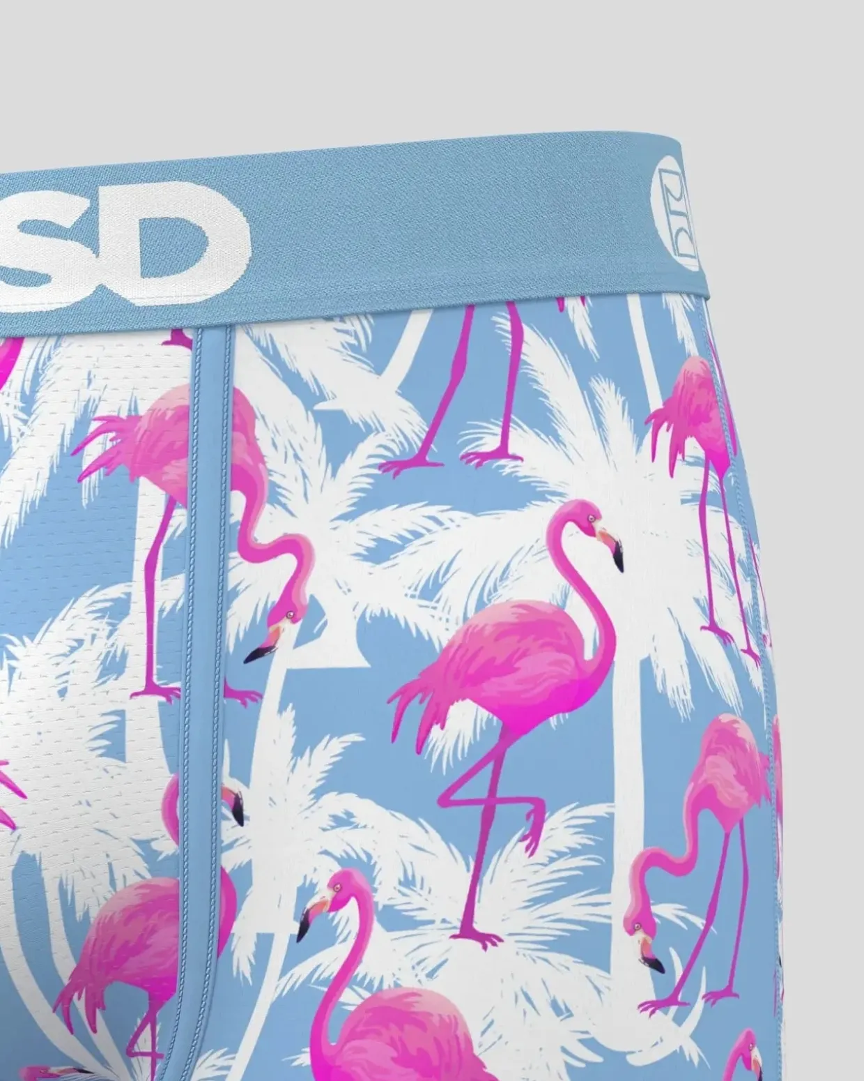 Flamingo Palm Sky