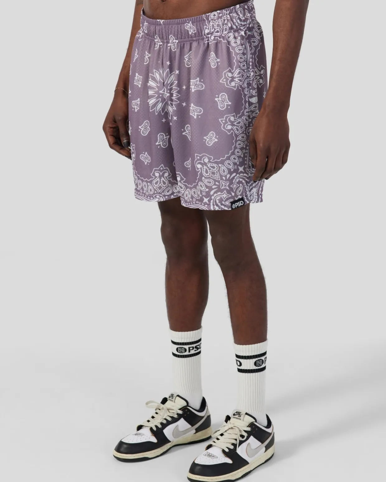 Mauve Bandana Active Short