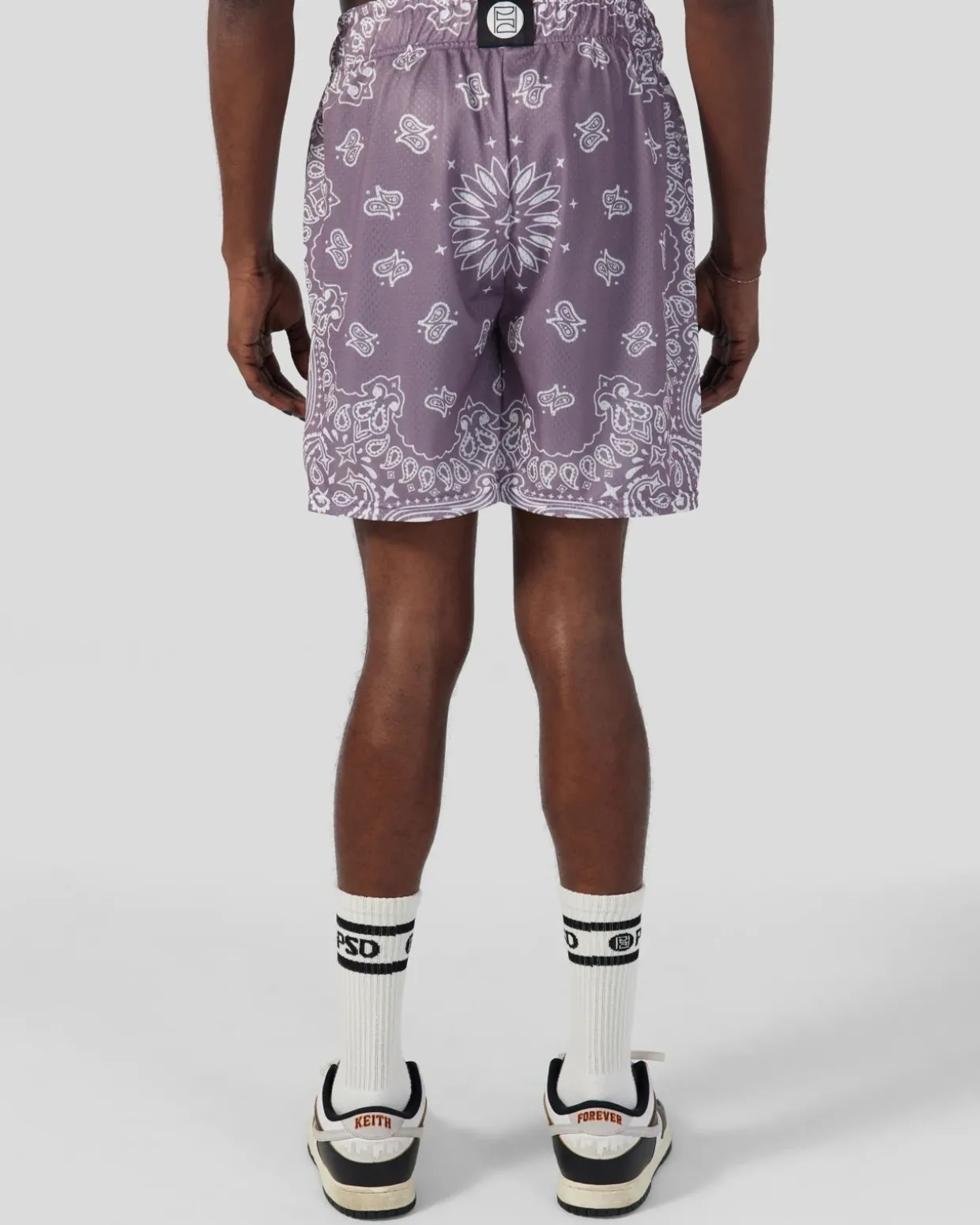 Mauve Bandana Active Short