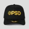 New Era x PSD Logo Hat Black/Gold