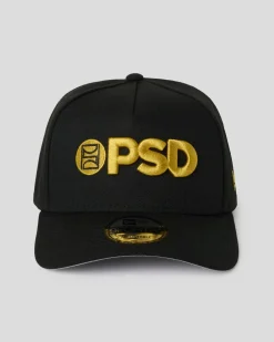 New Era x PSD Logo Hat Black/Gold