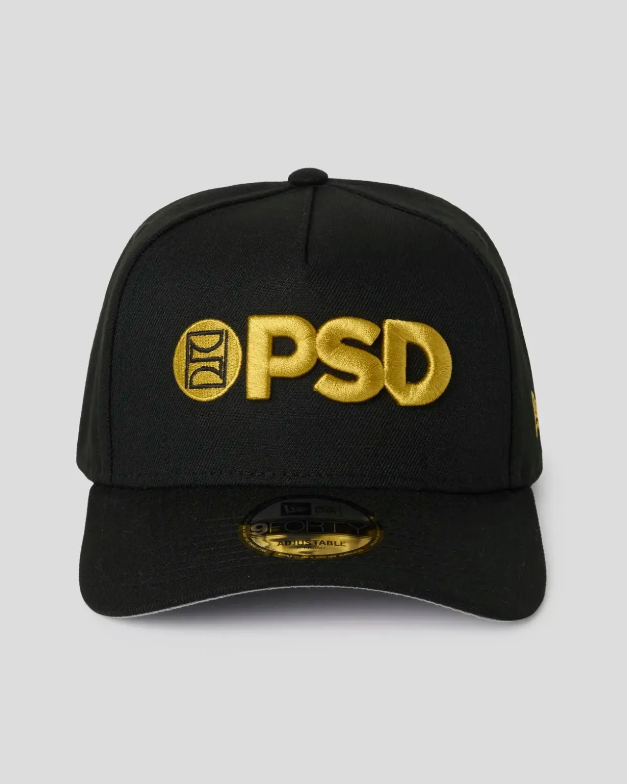 New Era x PSD Logo Hat Black/Gold