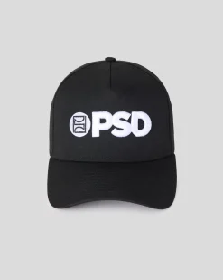 New Era x PSD Logo Hat Black