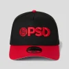 New Era x PSD Logo Hat Black/Red