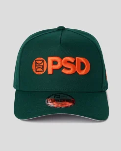New Era x PSD Logo Hat Green/Orange