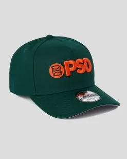 New Era x PSD Logo Hat Green/Orange