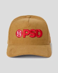 New Era x PSD Logo Hat Tan/Red