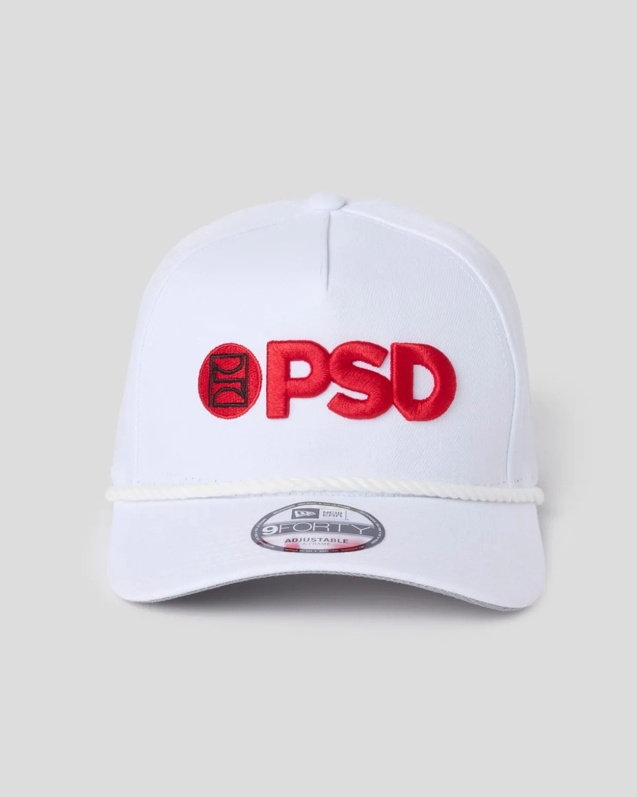 New Era x PSD Logo Hat White/Red