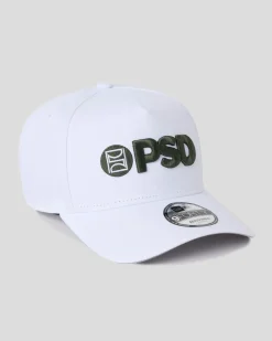 New Era x PSD Logo Hat White/Green