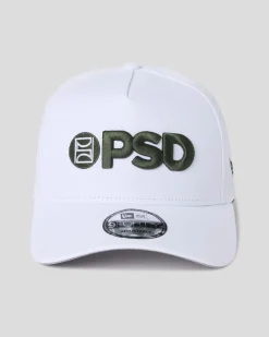New Era x PSD Logo Hat White/Green