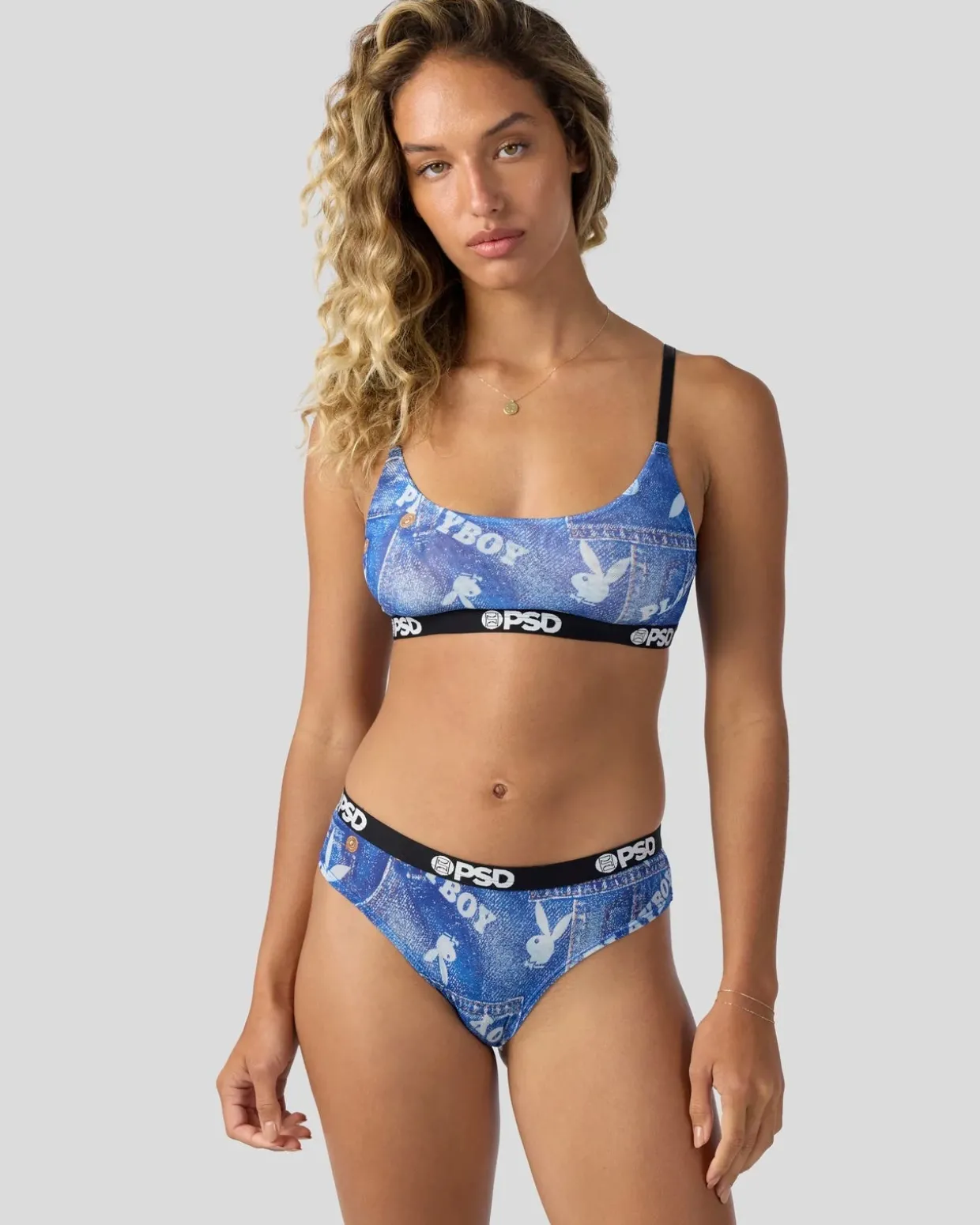 Playboy - Denim Mesh
